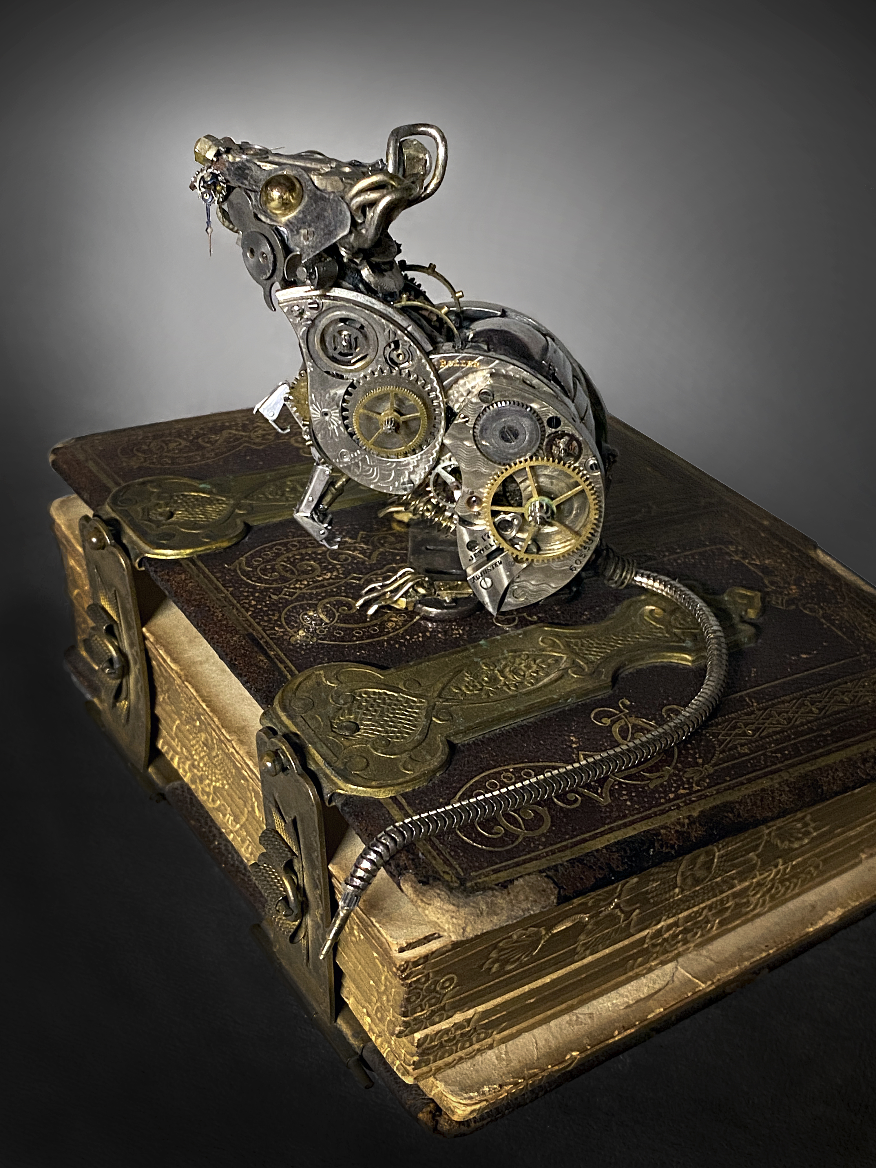 Rat on antique